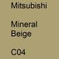 Preview: Mitsubishi, Mineral Beige, C04.